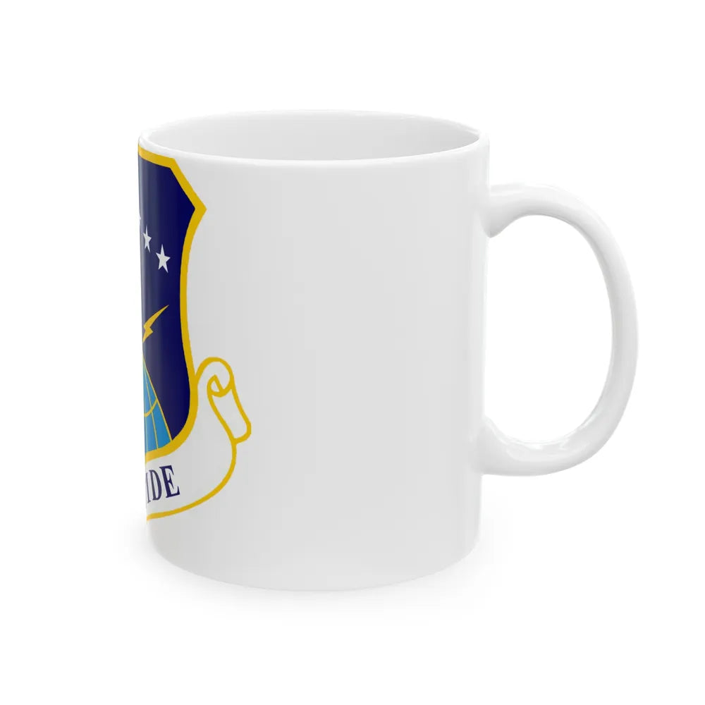 90th Space Wing (U.S. Air Force) White Coffee Mug-Go Mug Yourself