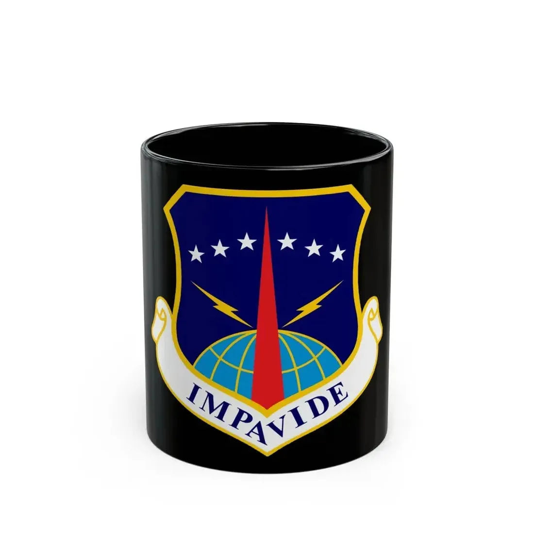 90th Space Wing (U.S. Air Force) Black Coffee Mug 11oz - Go Mug Yourself