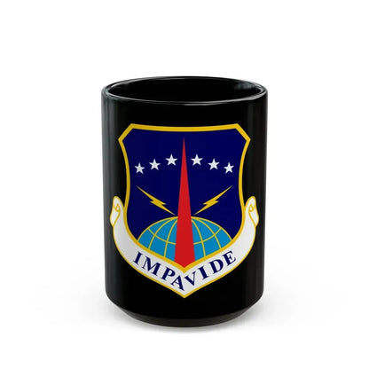 90th Space Wing (U.S. Air Force) Black Coffee Mug 15oz - Go Mug Yourself