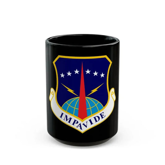 90th Space Wing (U.S. Air Force) Black Coffee Mug 15oz - Go Mug Yourself