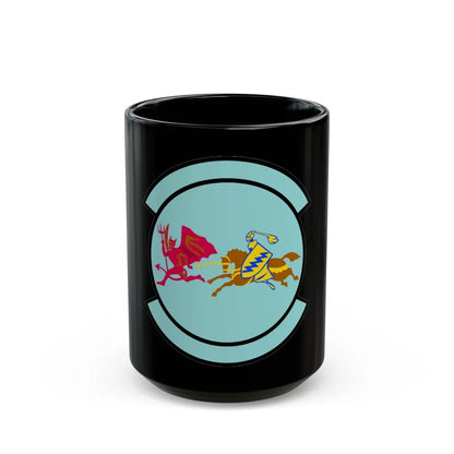 91 Air Refueling Squadron AMC (U.S. Air Force) Black Coffee Mug-15oz-Go Mug Yourself