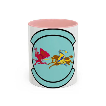 91 Air Refueling Squadron AMC (U.S. Air Force) Accent Coffee Mug 11oz Pink - Go Mug Yourself