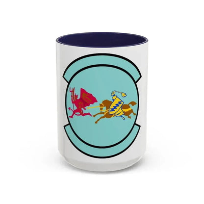 91 Air Refueling Squadron AMC (U.S. Air Force) Accent Coffee Mug 15oz Navy - Go Mug Yourself