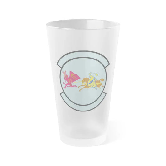 91 Air Refueling Squadron AMC (U.S. Air Force) Frosted Pint Glass 16oz Default Title - Go Mug Yourself