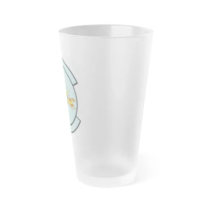 91 Air Refueling Squadron AMC (U.S. Air Force) Frosted Pint Glass 16oz - Go Mug Yourself