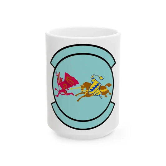 91 Air Refueling Squadron AMC (U.S. Air Force) White Coffee Mug 15oz - Go Mug Yourself