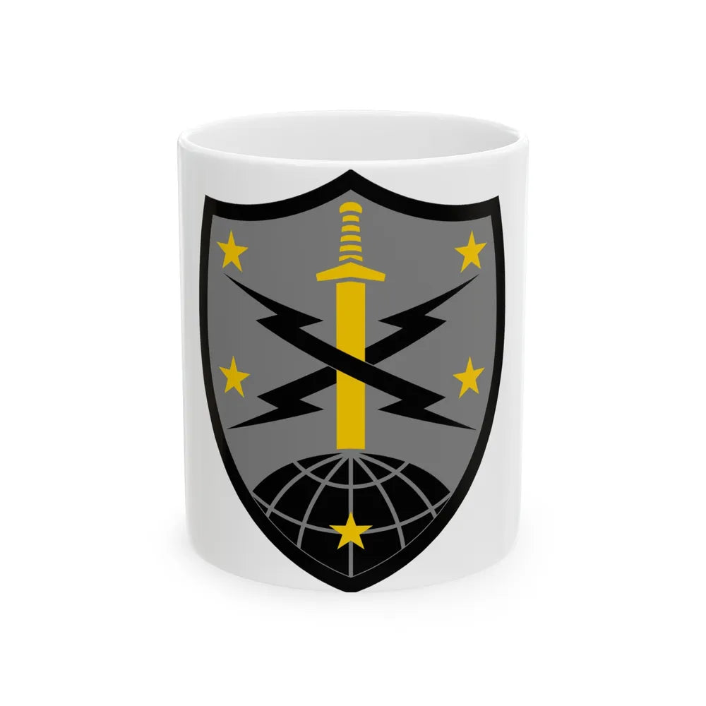 91 Cyber Brigade 2 (U.S. Army) White Coffee Mug-11oz-Go Mug Yourself