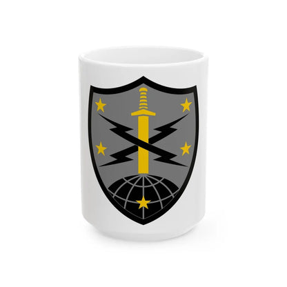 91 Cyber Brigade 2 (U.S. Army) White Coffee Mug-15oz-Go Mug Yourself