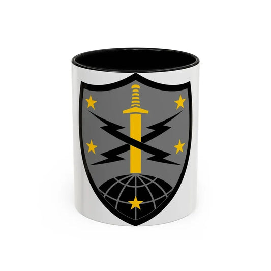 91 Cyber Brigade 2 (U.S. Army) Accent Coffee Mug 11oz Black - Go Mug Yourself