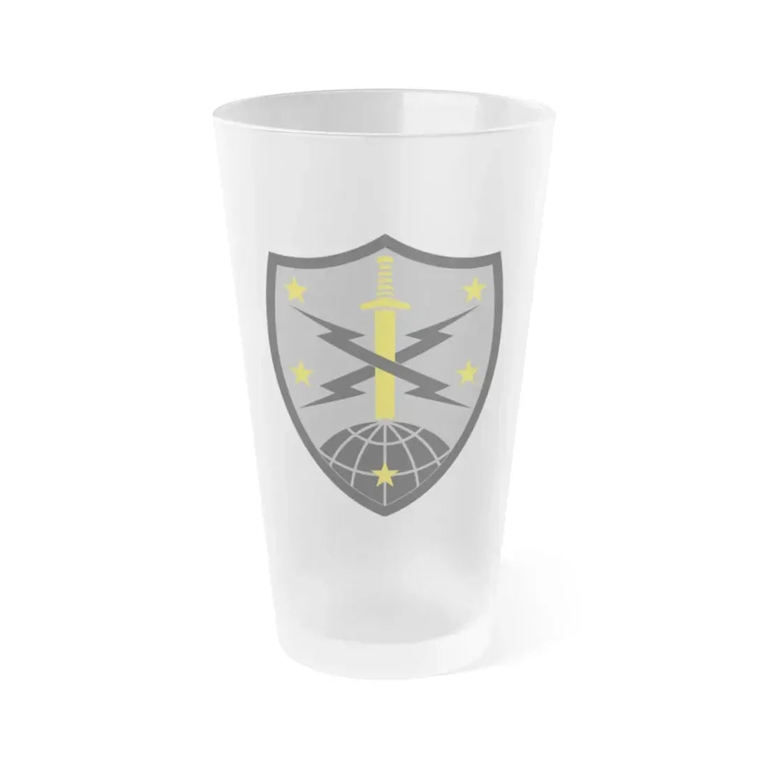 91 Cyber Brigade 2 (U.S. Army) Frosted Pint Glass 16oz Default Title - Go Mug Yourself