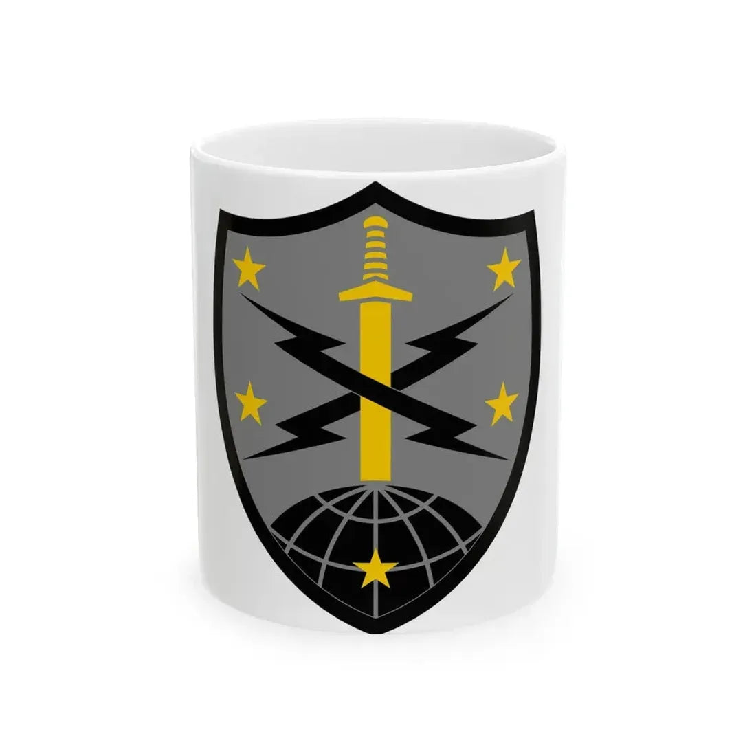 91 Cyber Brigade 2 (U.S. Army) White Coffee Mug 11oz - Go Mug Yourself