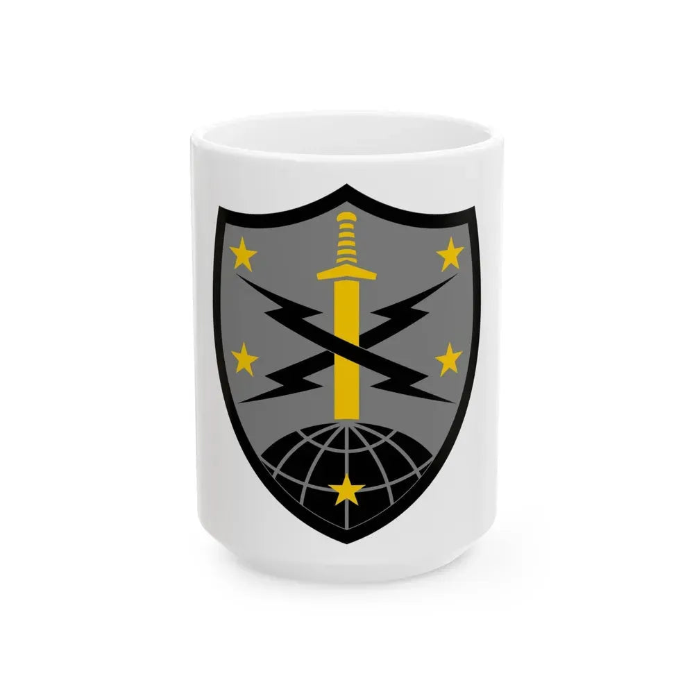 91 Cyber Brigade 2 (U.S. Army) White Coffee Mug 15oz - Go Mug Yourself
