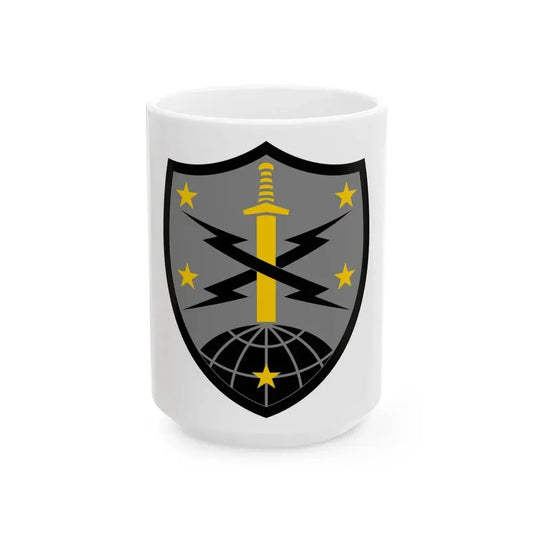 91 Cyber Brigade 2 (U.S. Army) White Coffee Mug 15oz - Go Mug Yourself