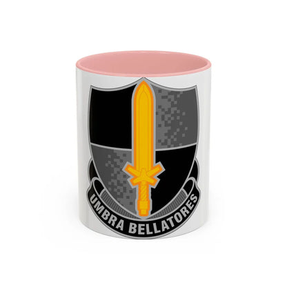 91 Cyber Brigade (U.S. Army) Accent Coffee Mug-11oz-Pink-Go Mug Yourself