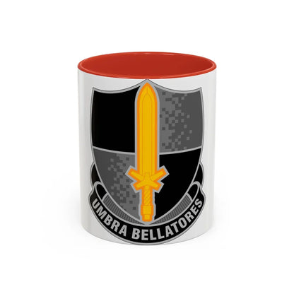 91 Cyber Brigade (U.S. Army) Accent Coffee Mug-11oz-Red-Go Mug Yourself