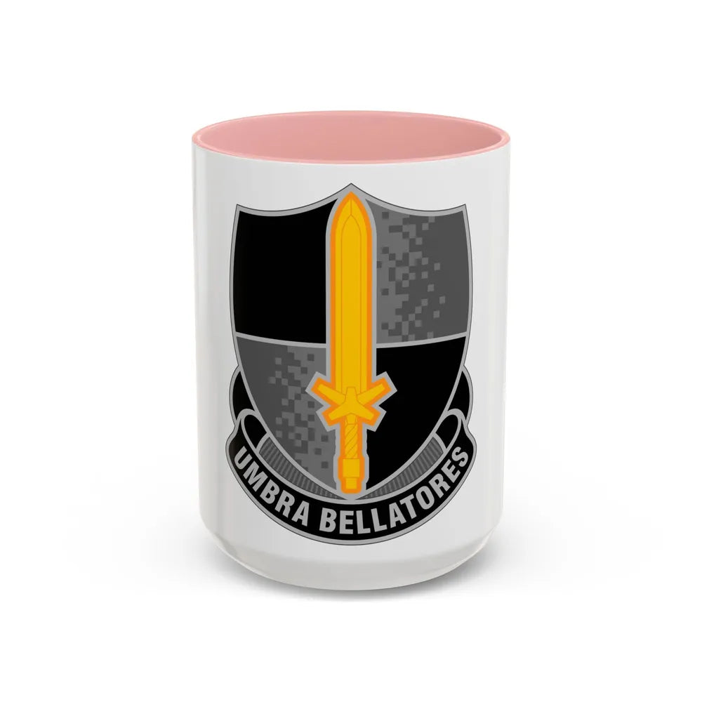 91 Cyber Brigade (U.S. Army) Accent Coffee Mug-15oz-Pink-Go Mug Yourself