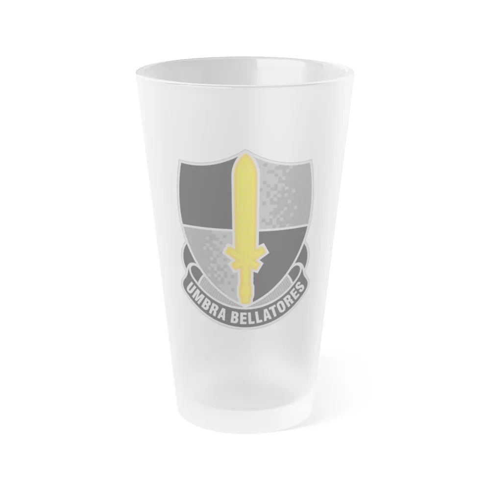 91 Cyber Brigade (U.S. Army) Frosted Pint Glass 16oz-Go Mug Yourself