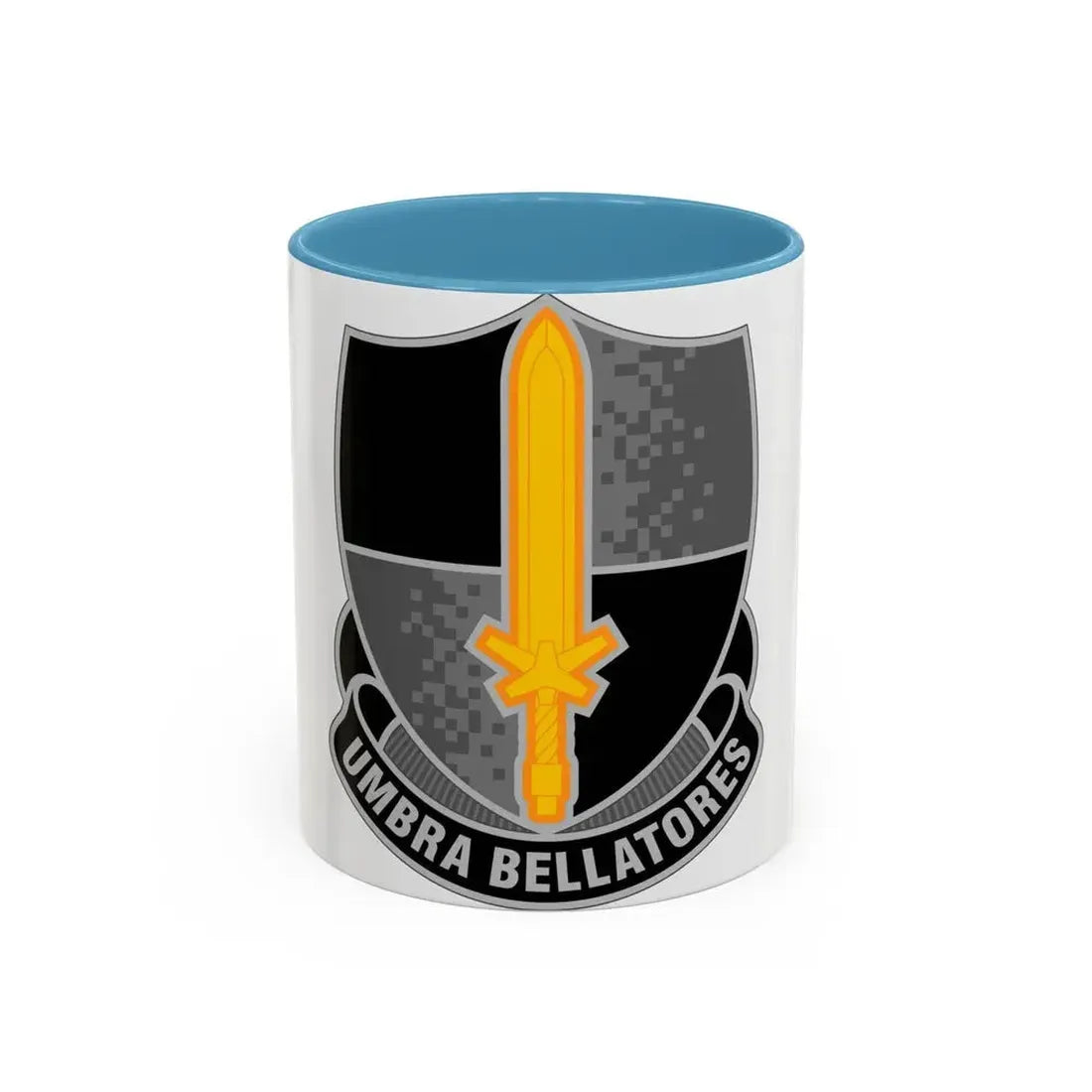 91 Cyber Brigade (U.S. Army) Accent Coffee Mug 11oz Light Blue - Go Mug Yourself