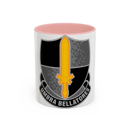 91 Cyber Brigade (U.S. Army) Accent Coffee Mug 11oz Pink - Go Mug Yourself