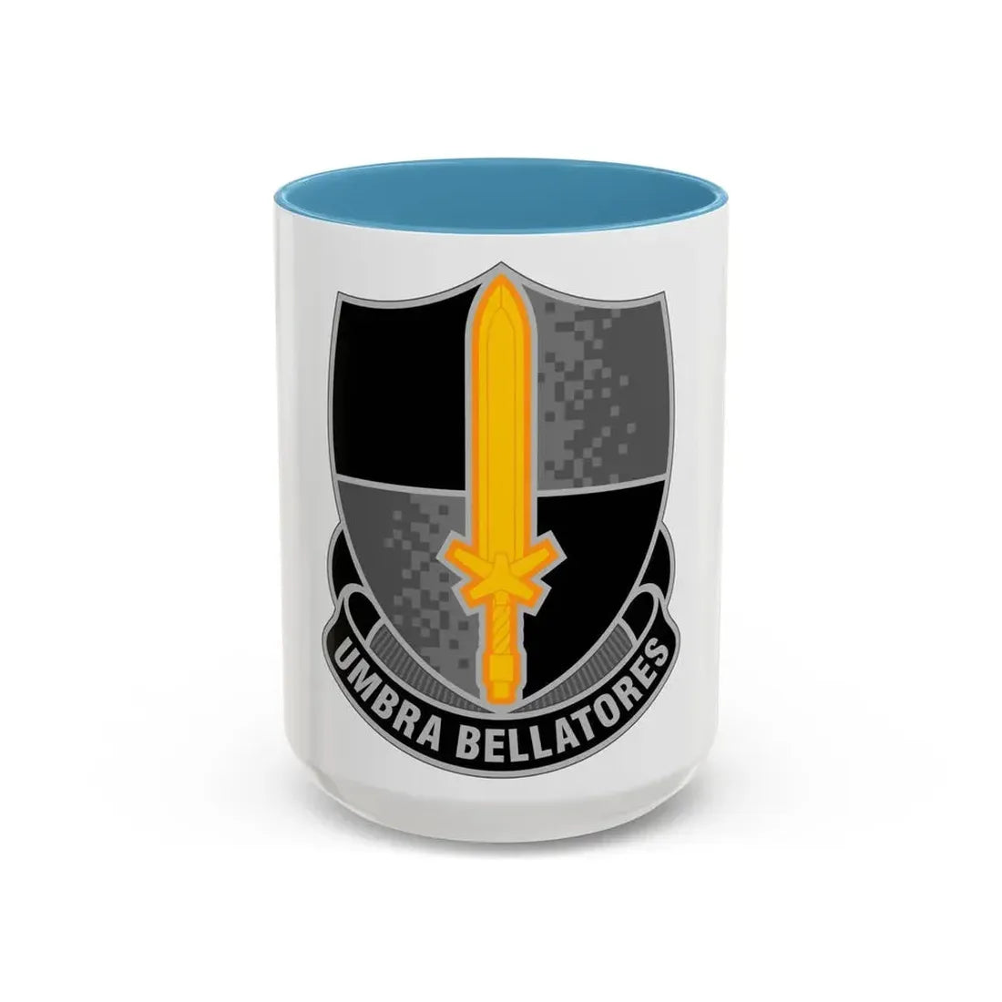91 Cyber Brigade (U.S. Army) Accent Coffee Mug 15oz Light Blue - Go Mug Yourself
