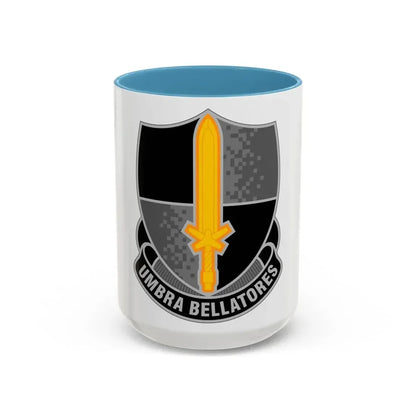 91 Cyber Brigade (U.S. Army) Accent Coffee Mug 15oz Light Blue - Go Mug Yourself