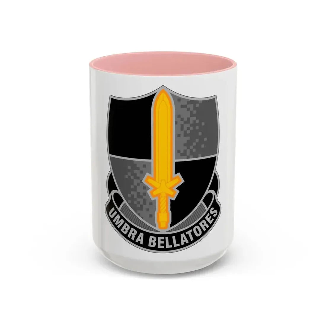 91 Cyber Brigade (U.S. Army) Accent Coffee Mug 15oz Pink - Go Mug Yourself