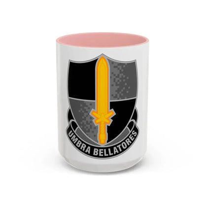 91 Cyber Brigade (U.S. Army) Accent Coffee Mug 15oz Pink - Go Mug Yourself