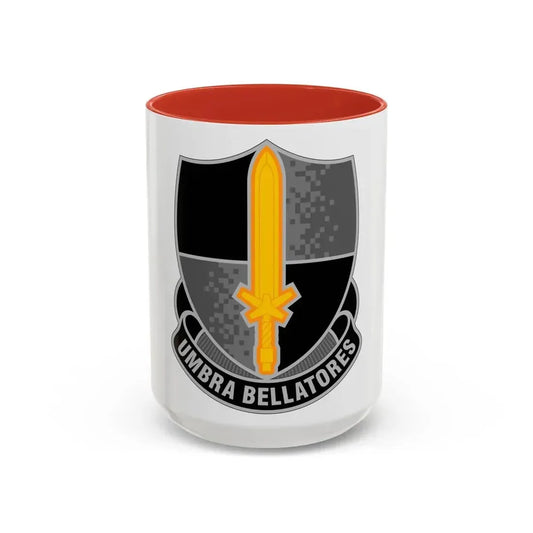 91 Cyber Brigade (U.S. Army) Accent Coffee Mug 15oz Red - Go Mug Yourself