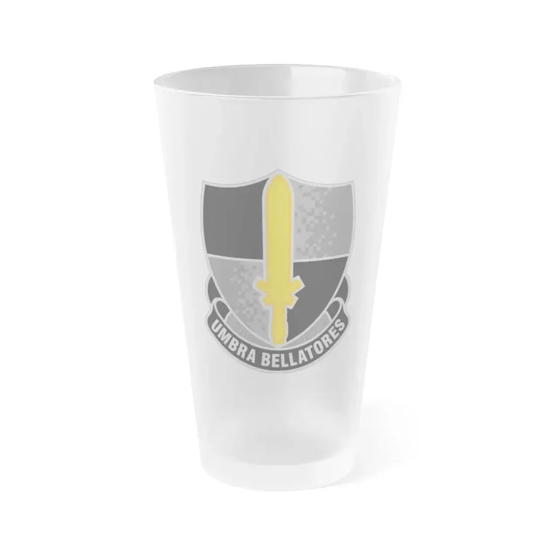 91 Cyber Brigade (U.S. Army) Frosted Pint Glass 16oz Default Title - Go Mug Yourself