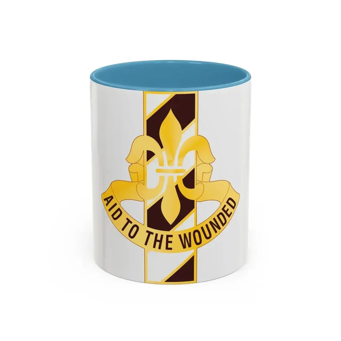 91 Evacuation Hospital (U.S. Army) Accent Coffee Mug 11oz Light Blue - Go Mug Yourself