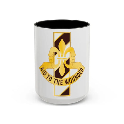 91 Evacuation Hospital (U.S. Army) Accent Coffee Mug 15oz Black - Go Mug Yourself