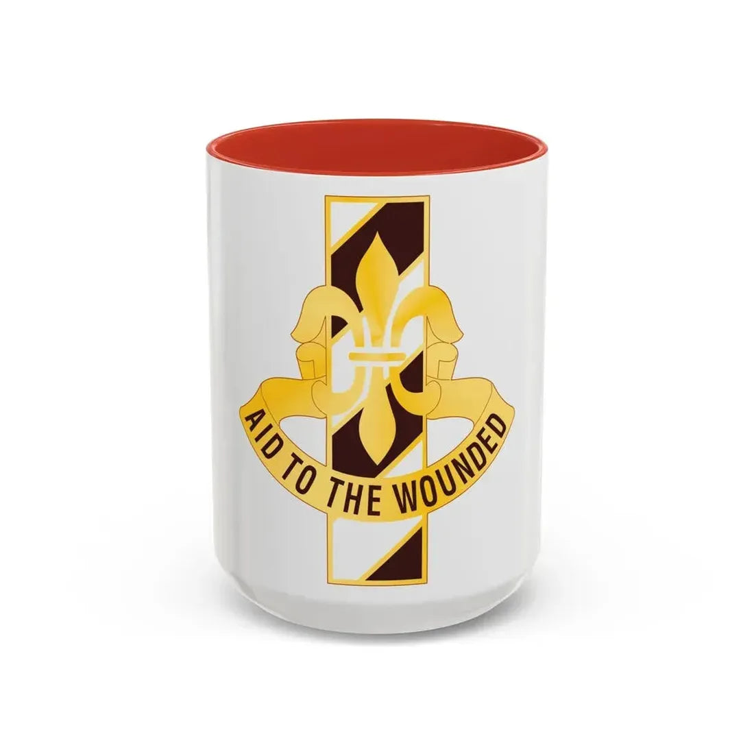 91 Evacuation Hospital (U.S. Army) Accent Coffee Mug 15oz Red - Go Mug Yourself