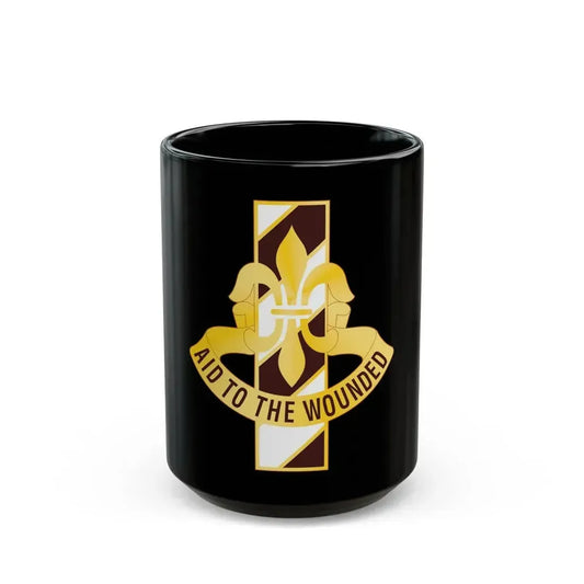 91 Evacuation Hospital (U.S. Army) Black Coffee Mug 15oz - Go Mug Yourself