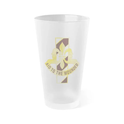 91 Evacuation Hospital (U.S. Army) Frosted Pint Glass 16oz Default Title - Go Mug Yourself