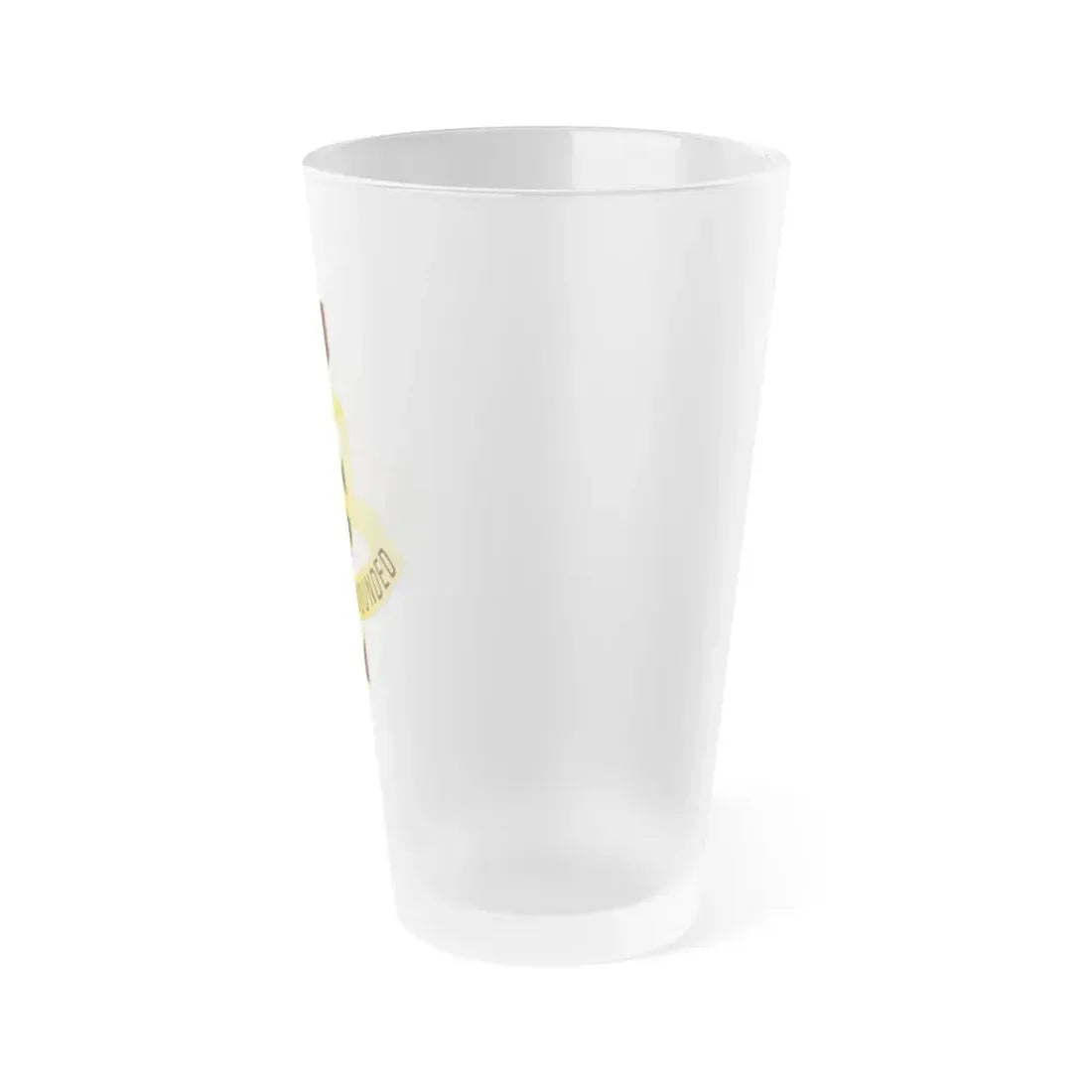 91 Evacuation Hospital (U.S. Army) Frosted Pint Glass 16oz - Go Mug Yourself