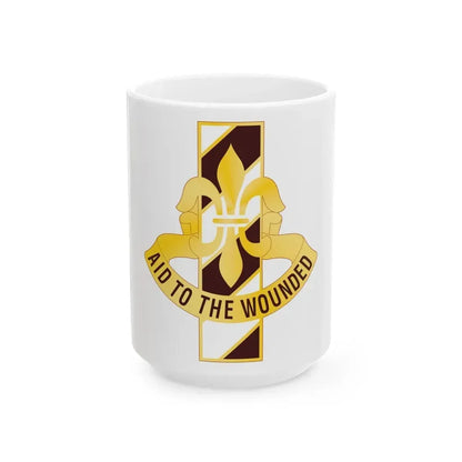 91 Evacuation Hospital (U.S. Army) White Coffee Mug 15oz - Go Mug Yourself