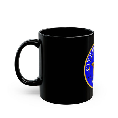 Seal of Dallas - Black Coffee Mug