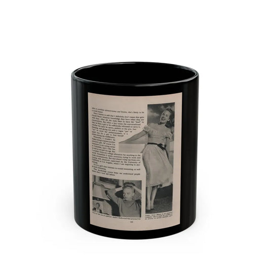 Terry Moore #542 - 7x9.5 Magazine Page Photo Clipping (Vintage Female Icon) Black Coffee Mug-11oz-Go Mug Yourself