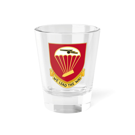 Verre à liqueur du 456e bataillon d'artillerie de campagne aéroporté (armée américaine) 1,5 oz