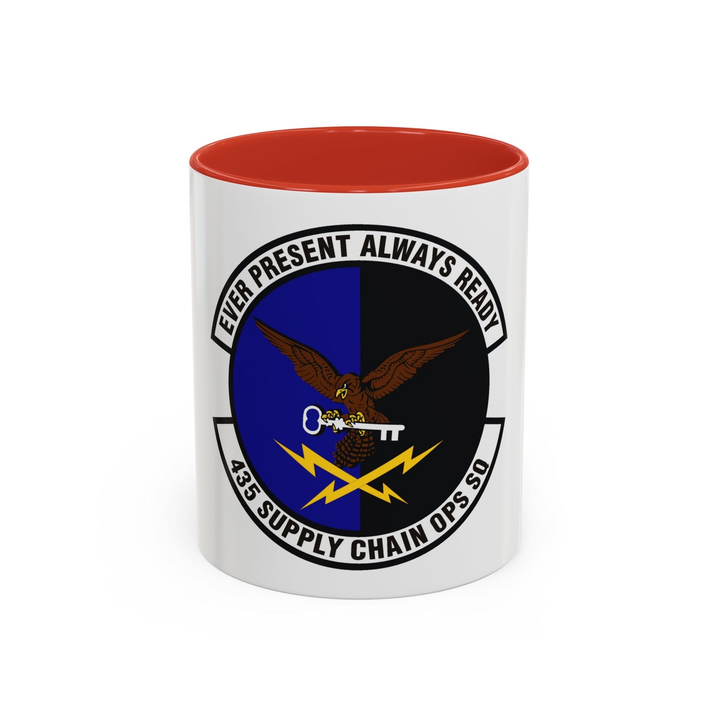 435th Supply Chain Operations Squadron (U.S. Air Force) Accent Coffee Mug