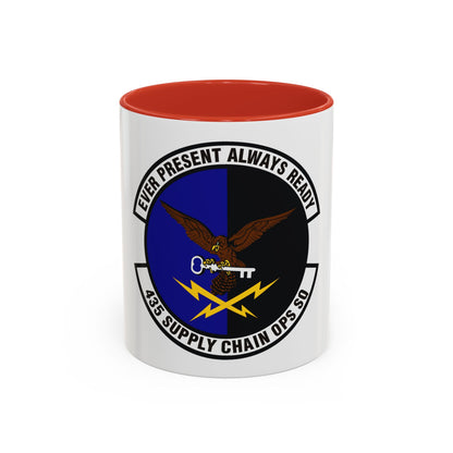 435th Supply Chain Operations Squadron (U.S. Air Force) Accent Coffee Mug