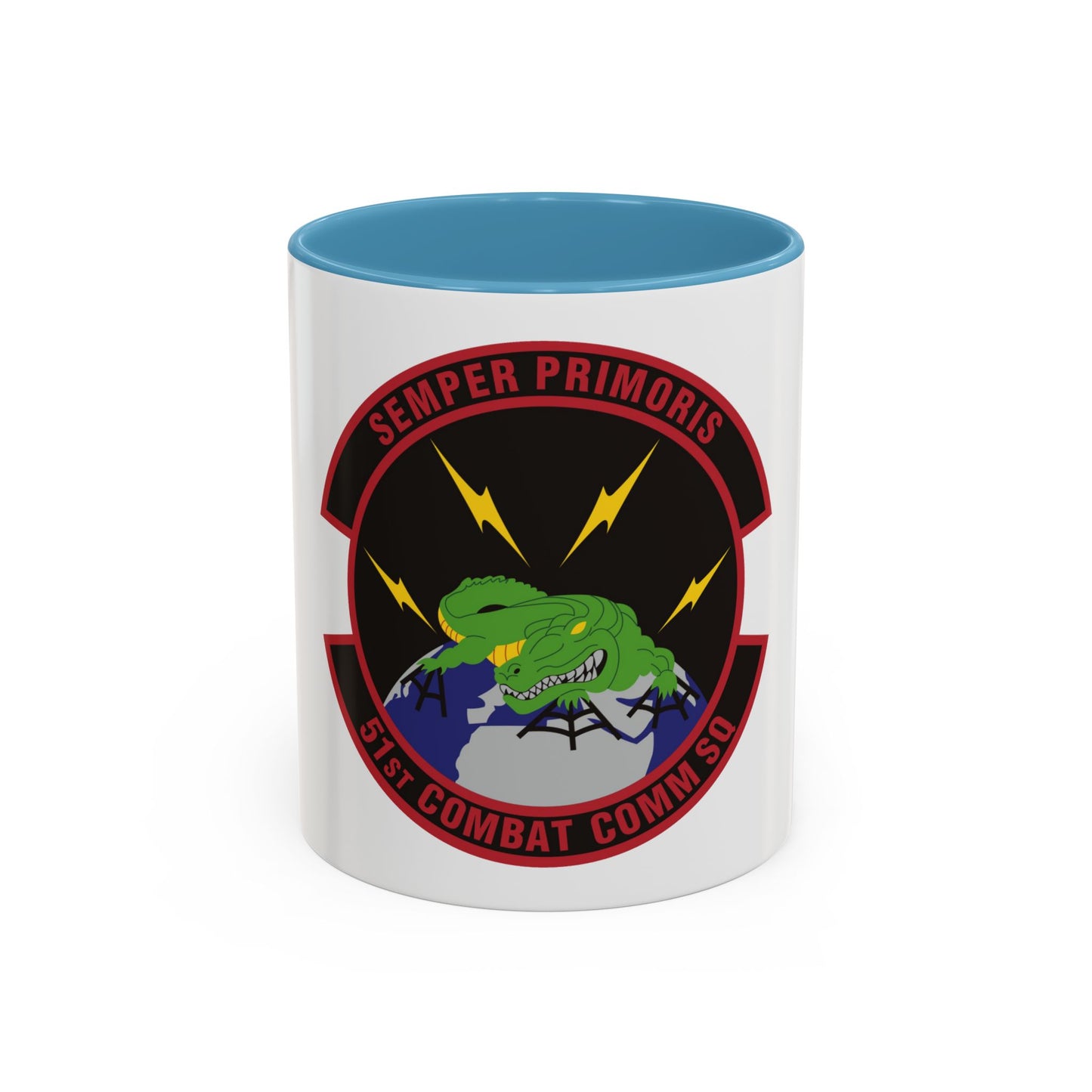 51 Combat Communications Squadron ACC (U.S. Air Force) Accent Coffee Mug