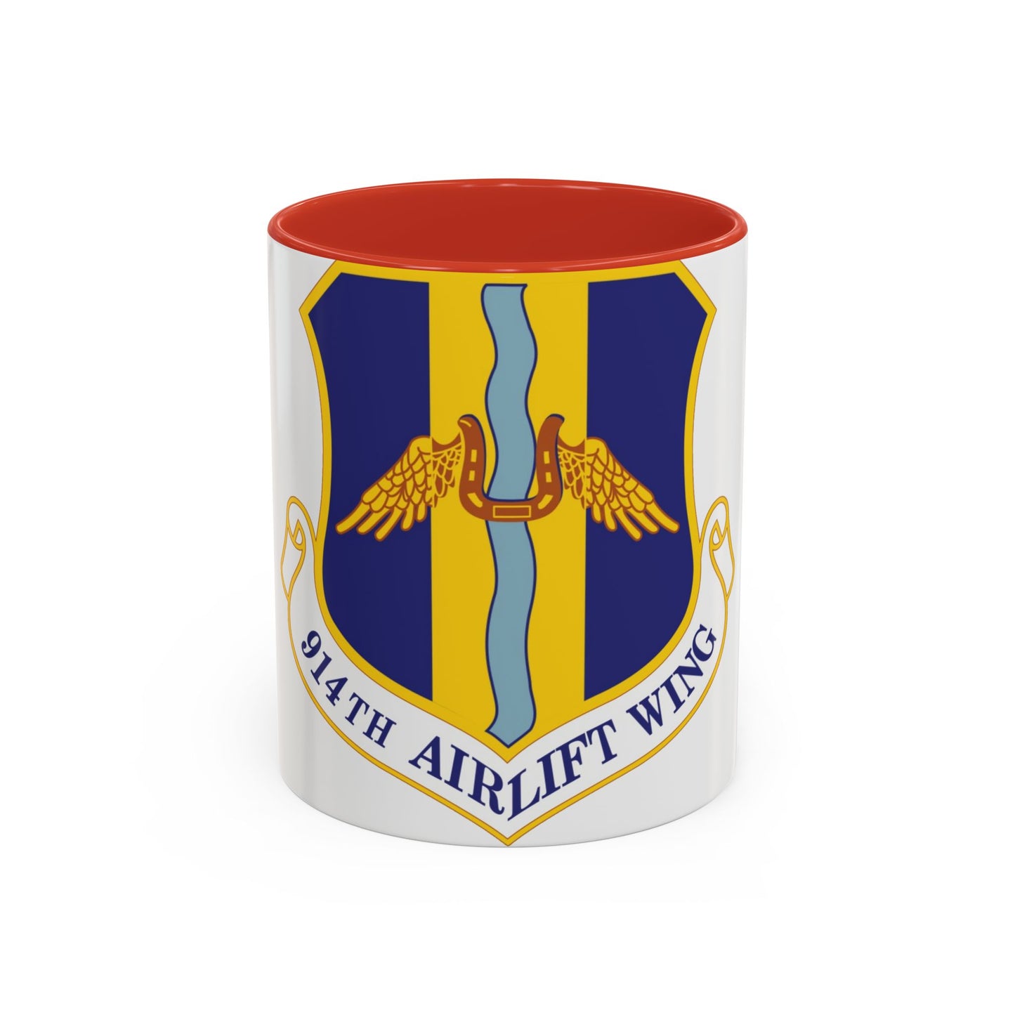 914th Airlift Wing (U.S. Air Force) Accent Coffee Mug