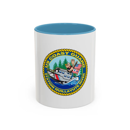 USCGS Quillayute River (U.S. Coast Guard) Accent Coffee Mug