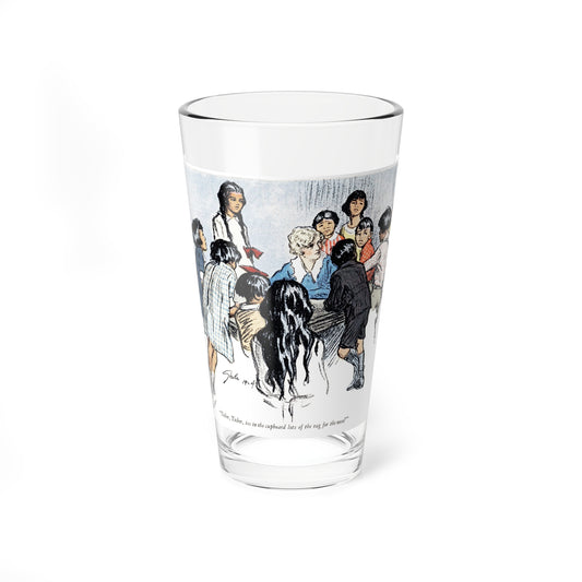 One Uses the Handkerchief (4), Woman's Home Companion, November 1924 (Magazine Illustration) Pint Glass 16oz