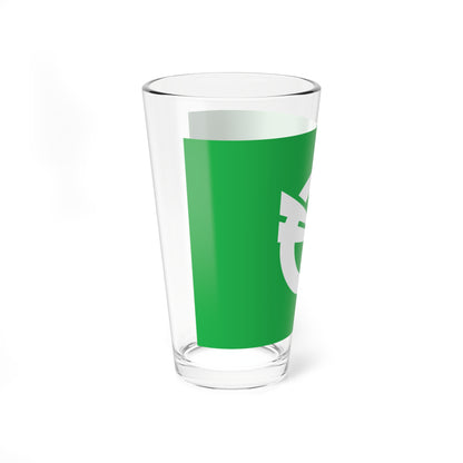Flag of Monzen Ishikawa 1963-2006 (Japan) Pint Glass 16oz