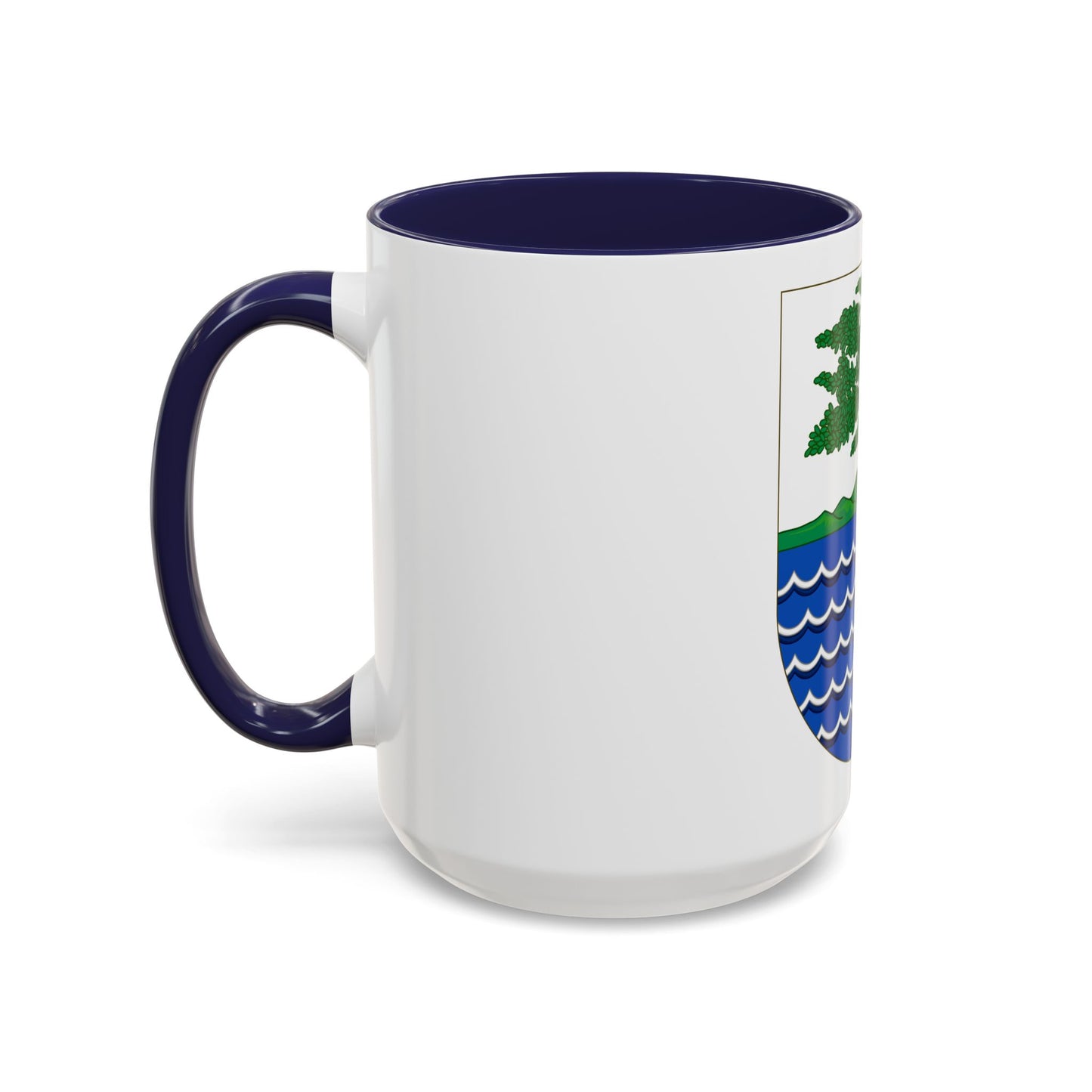 Coat of Arms of the Portuguese and Spanish Guinea - Accent Coffee Mug