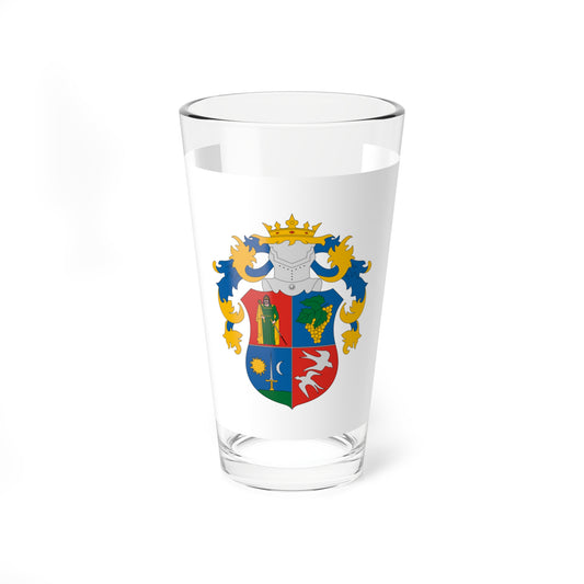Flag of Csatalja (Hungary) Pint Glass 16oz