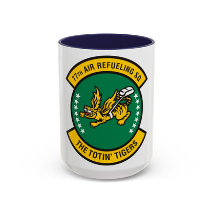 77 Air Refueling Squadron AFRC (U.S. Air Force) Accent Coffee Mug