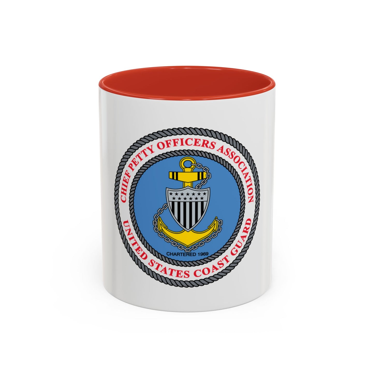 USCG CPOA (U.S. Coast Guard) Accent Coffee Mug